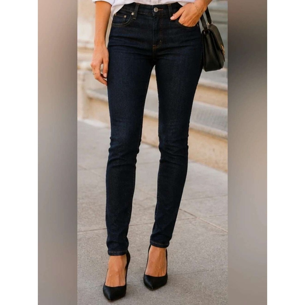 Rag & Bone Skinny Jeans Womens 26 Dark Indigo Kensington W1502K520 Stretch